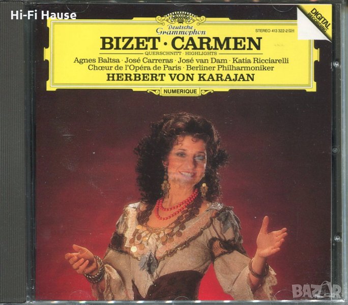 Bizet - Carmen - Herbert Von Karajan, снимка 1
