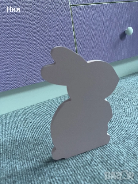 Поставка за книги- зайче, снимка 1