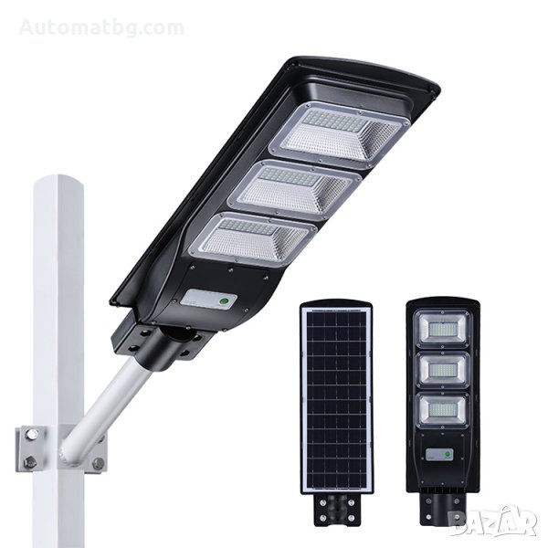 Улична соларна лампа Automat, 300W, С 3 LED сектора, снимка 1