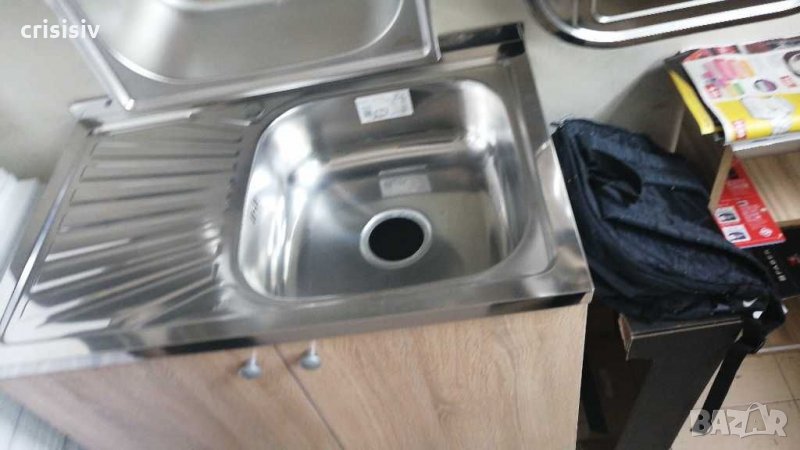 Кухненски шкаф с мивка бордова 80 /50 , снимка 1