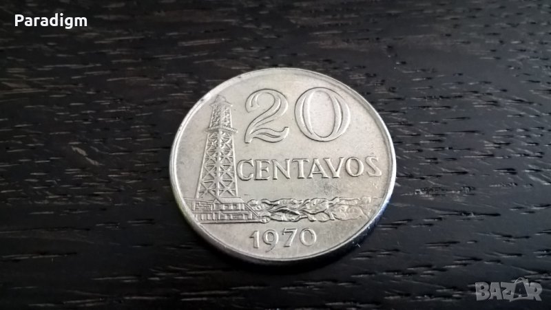 Монета - Бразилия - 20 центавос | 1970г., снимка 1