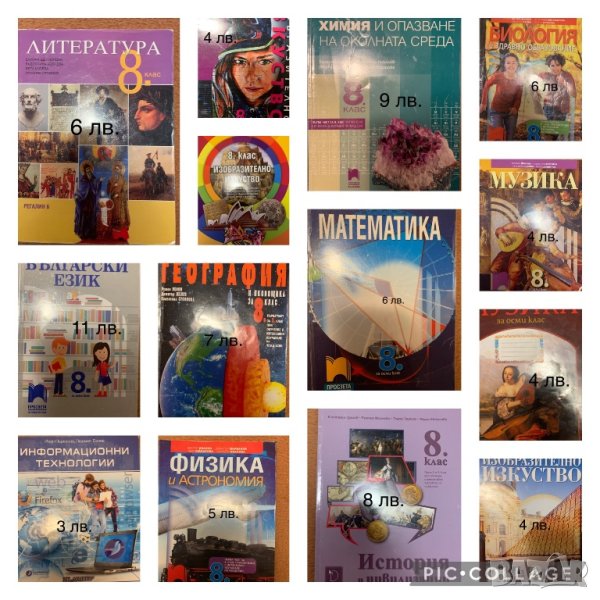 Учебници 8-ми клас, снимка 1