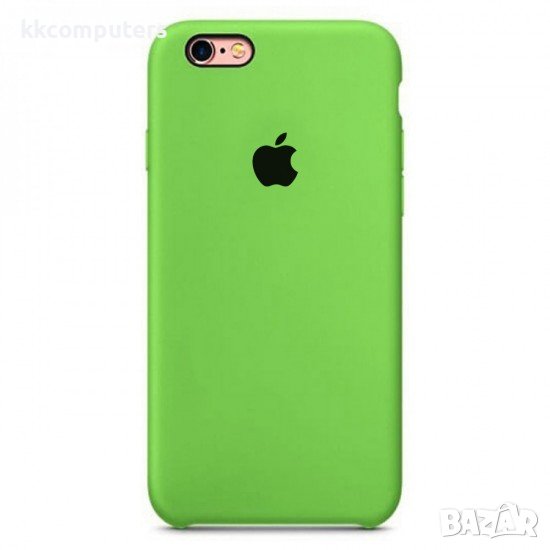 Силиконов кейс Silicone Case за Apple, За iPhone 11 (6.1), Зелен, снимка 1