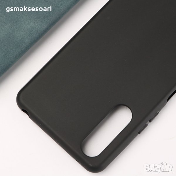 Sony Xperia 10 III - Черен Силиконов Гръб / Кейс, снимка 1