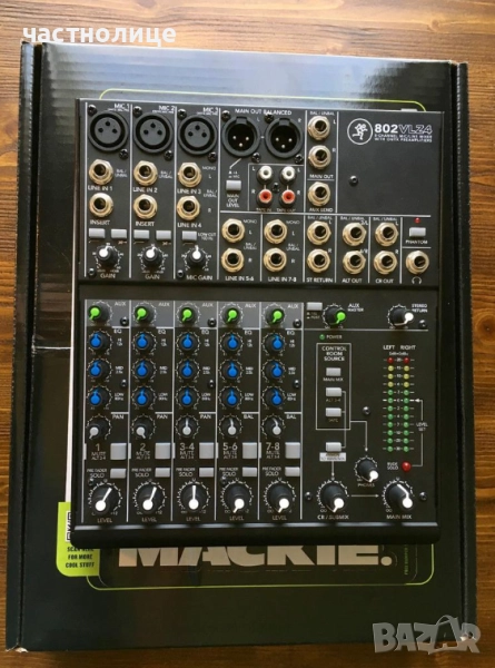 Миксер Mackie 802 VLZ4 пулт, снимка 1