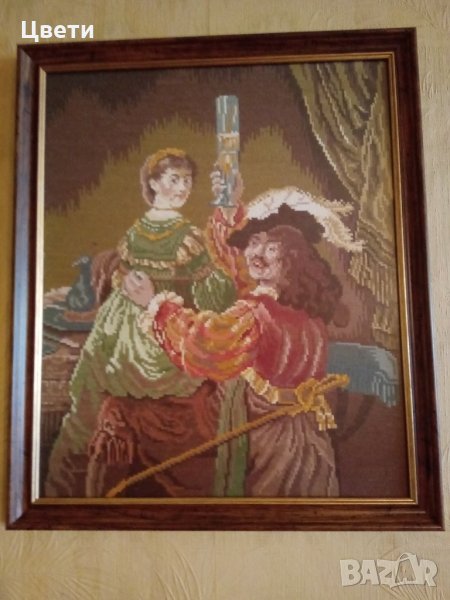 Продавам гоблен с рамка, снимка 1