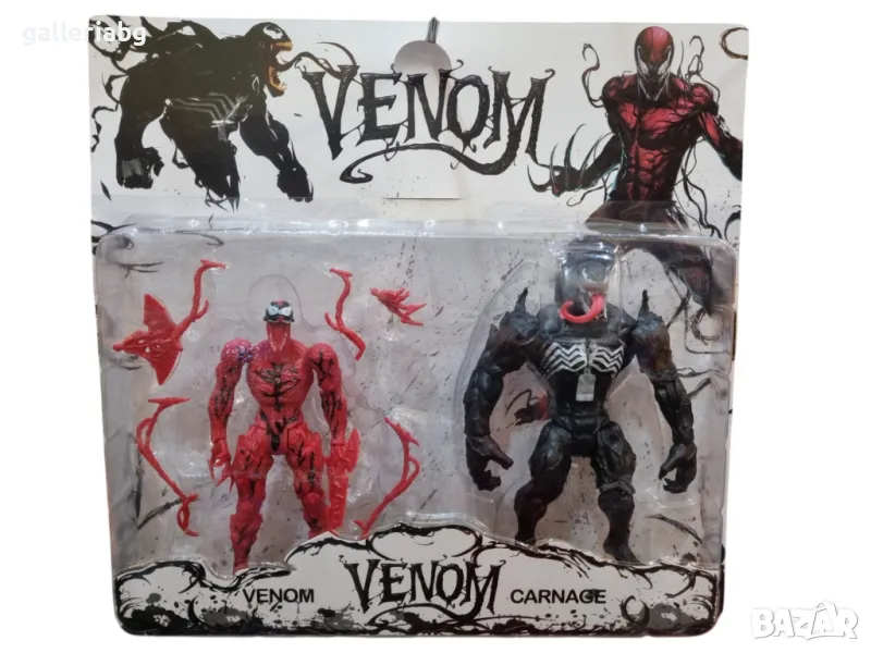 Комплект фигурки Венъм и Карнидж (Venom & Carnage), снимка 1