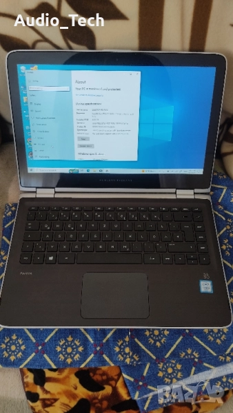 HP x360 touch 13 8gb i3 6100u 140лв., снимка 1