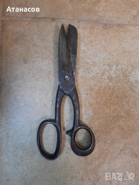 Стара абаджийска ножица Солинген, за колекция, снимка 1
