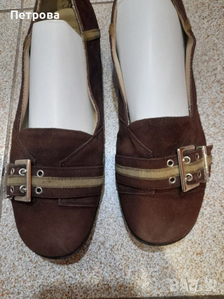 Кафяви дамски обувки , снимка 1