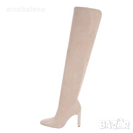 Ликвидация! Дамски ботуши над коляното - Доставка 24 часа , снимка 1