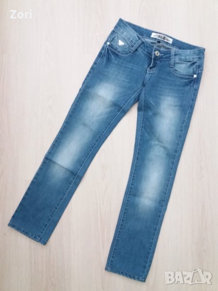 Светлосини еластични дънки размер 25, снимка 1