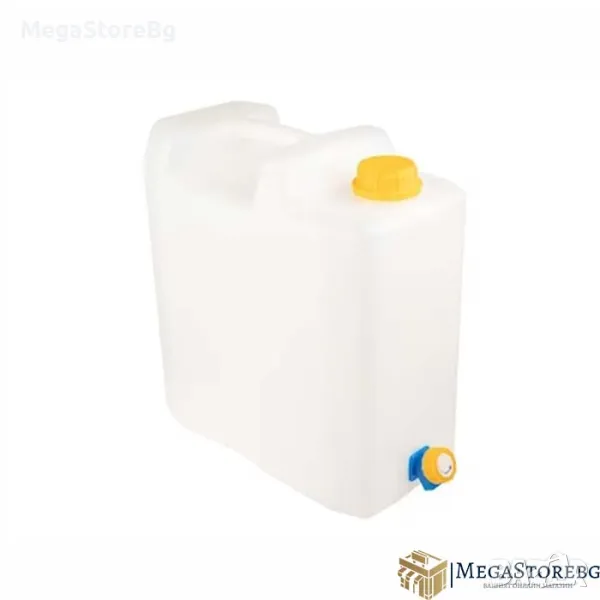 Туба за вода с пластмасов кран 86941 - 15 литра, снимка 1