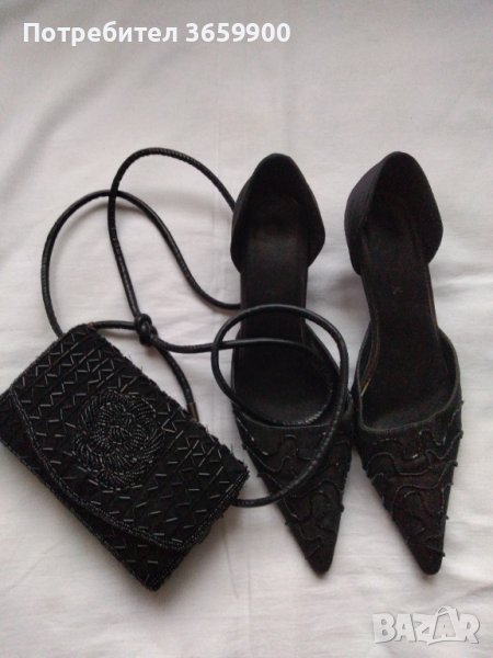 Официален комплект-обувки +чантичка, снимка 1