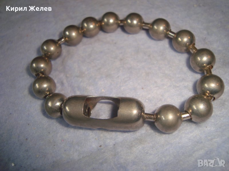 ИНТЕРЕСНА СТАРА СРЕБРИСТА МОДНА ТОПЧЕСТА АРТ ГРИВНА 28017, снимка 1