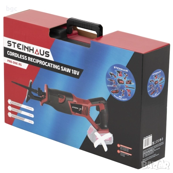 НОВ Акумулаторен саблен трион Steinhaus ONE 18V, снимка 1