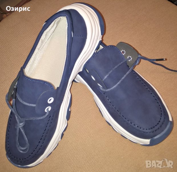 ПРОЛЕТНО-ЕСЕННИ дамски мокасини тип маратонки - №38-39 - стелка 24 см., снимка 1