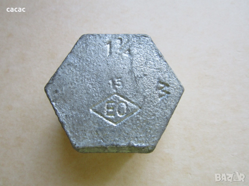 водопроводна капа 1 цол , поцинкована тапа, снимка 1