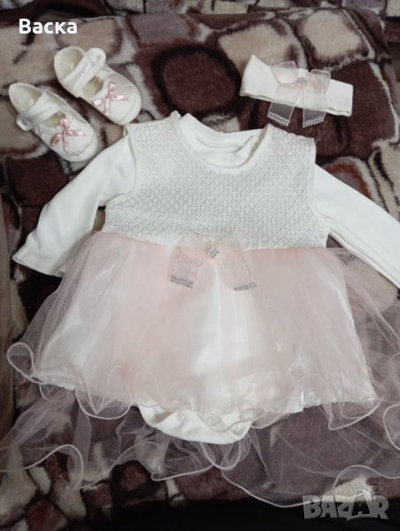 Бебешки рокли, нови чорапогащници, снимка 1