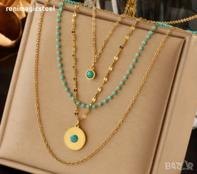 Колие от медицинска стомана , снимка 1