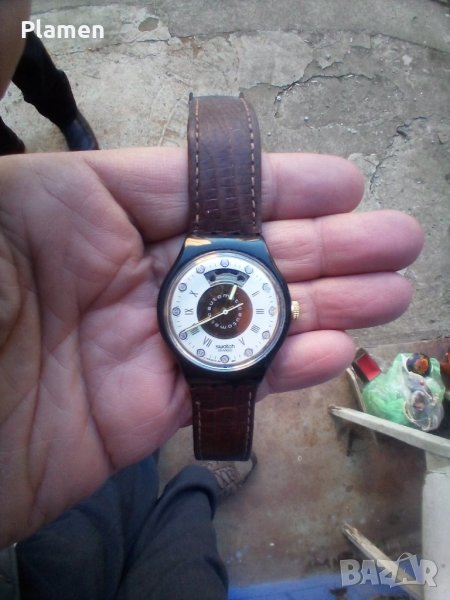 Ръчен мъжки швейцарски автоматичен часовник СУОЧ, снимка 1