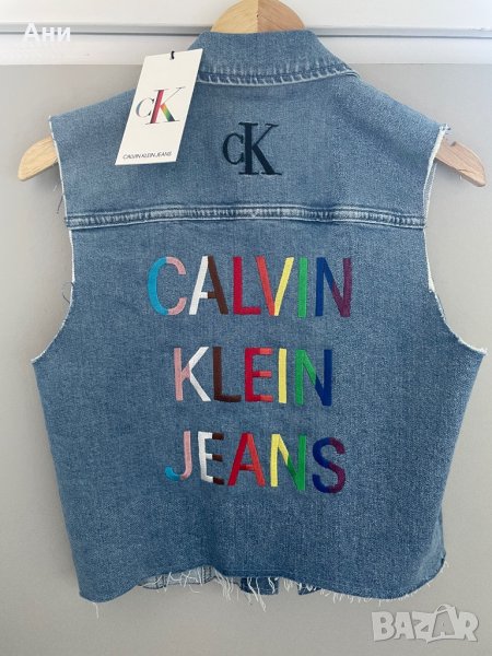 Дънков елек Calvin Klein Jeans, снимка 1