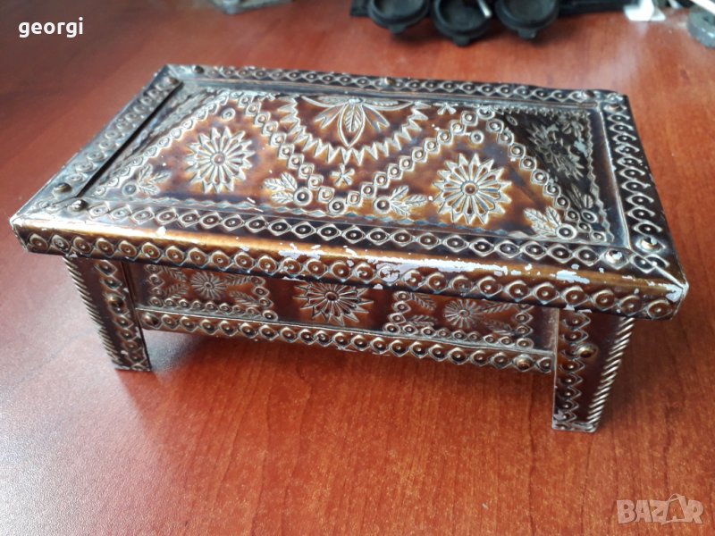 Алуминиева кутия за бижута от соца  3/3, снимка 1