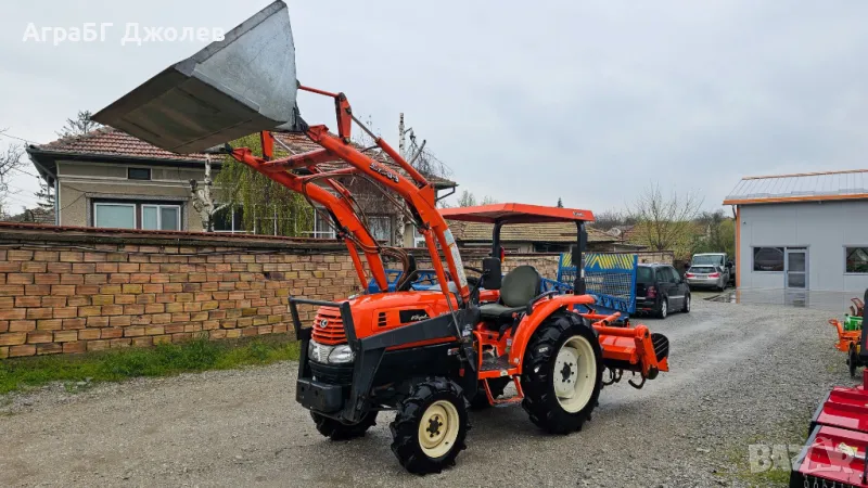 Японски трактор Kubota KL250H (High-speed) с челен товарач и фреза, 4х4, 25 кс, АграБГ Джолев, снимка 1