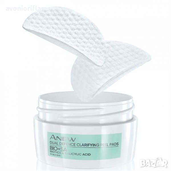 Пилинг тампони Avon Anew с двойна защита, снимка 1