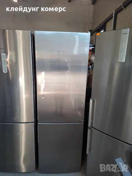 Хладилник с фризер BOSCH NO FROST ИНОКС вис.185см. А+++, снимка 1