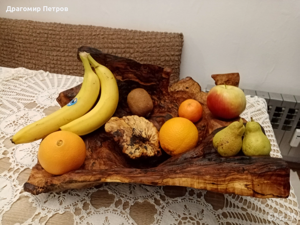 Ръчно изработена голяма фруктиера, снимка 1