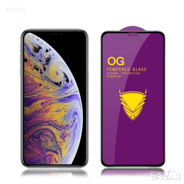 Full Glue OG стъклен протектор за iPhone XS Max 11 Pro Max, снимка 1