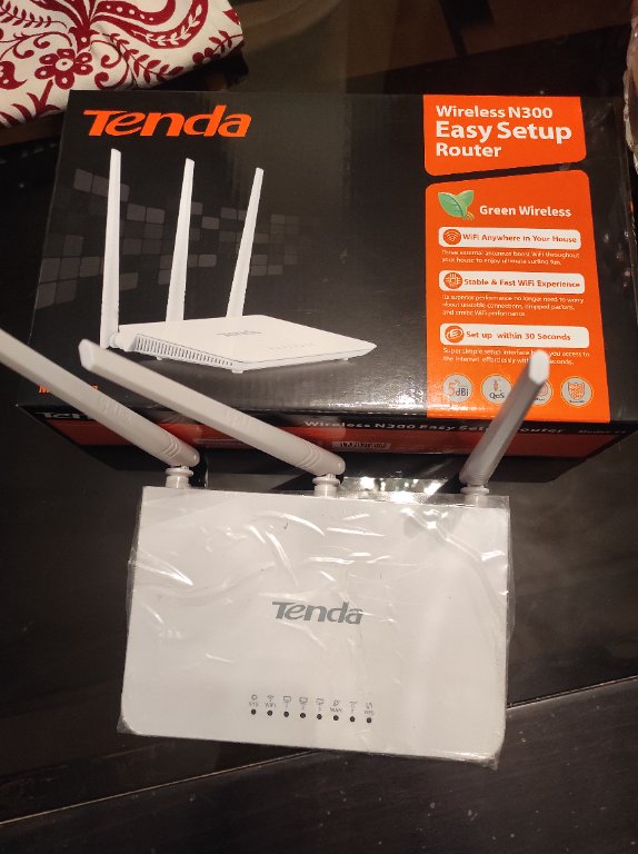 WiFi Рутер Tenda F3, 300Mbps, 38 лв в Рутери в гр. Сливен - ID38666592 —  Bazar.bg