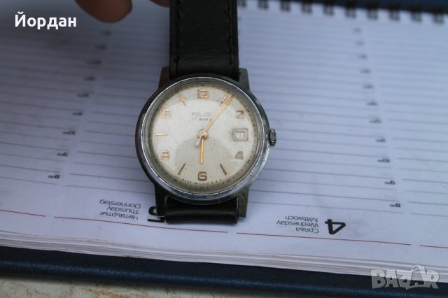 Стар модел часовник ''Полет'' 17 камъка , снимка 2 - Антикварни и старинни предмети - 40350351