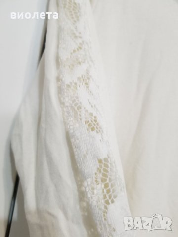 официална блузка с дантели, снимка 3 - Блузи с дълъг ръкав и пуловери - 33045705