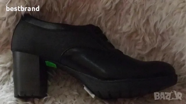 Дамски ежедневни обувки от изкуствена кожа, на ток,  код 455/39, снимка 2 - Дамски ежедневни обувки - 47288389