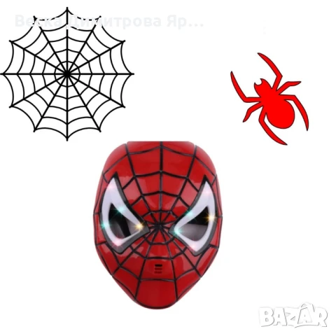 Детска светеща маска, SPIDERMAN, снимка 3 - Други - 50842013