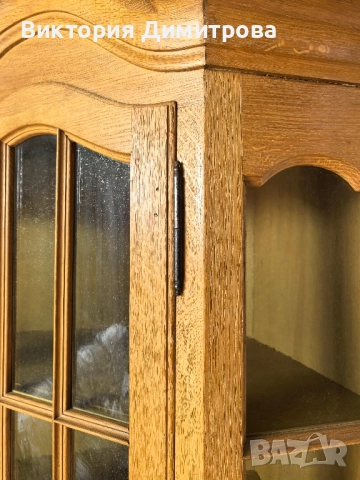 Ъглова витрина Антик , снимка 2 - Секции и витрини - 52800720