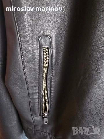 Продавам мъжко кожено яке , снимка 4 - Якета - 52788809