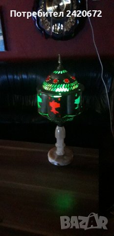 Ретро  месинг  лампа, снимка 1