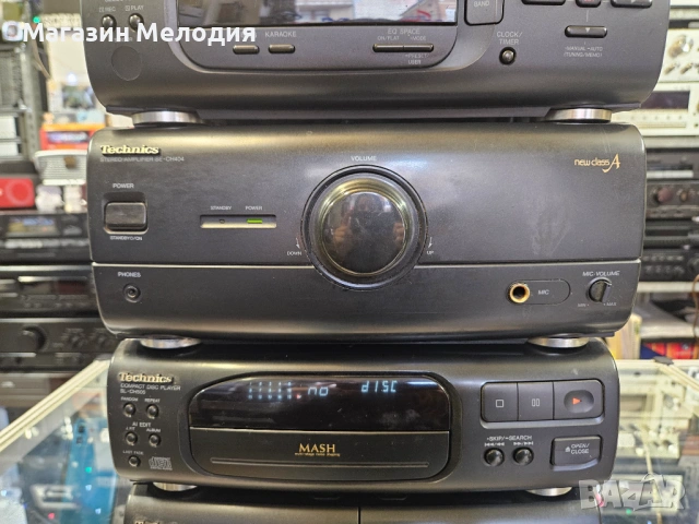 Аудиосистема Technics SE-CH404 Продава се за ремонт или за части. Диска чете, но прескача. Касетите , снимка 8 - Аудиосистеми - 53021522