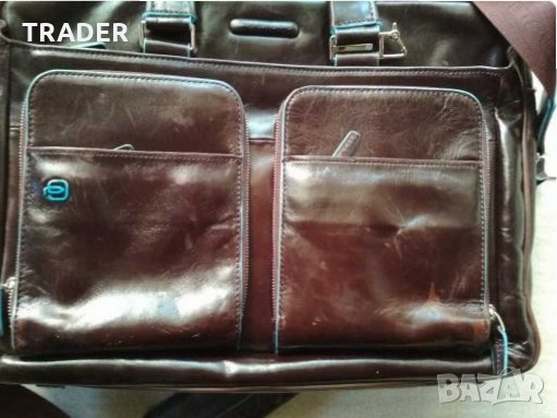Бизнес чанта Piquadro с две отделения и разширение, снимка 2 - Чанти - 27986130
