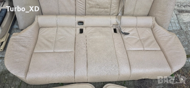 Продавам бежев кожен салон за BMW E39 комби, снимка 11 - Части - 51966204