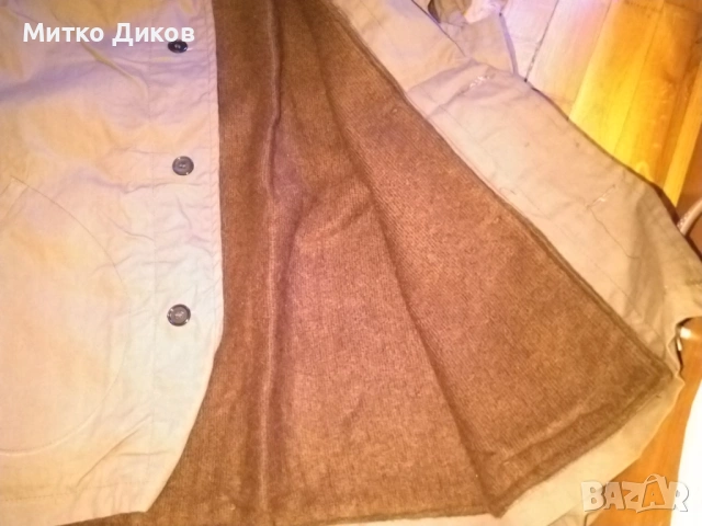 Ловен брезентов елек нов с подплата на Тракия Димитровград 176х104см размер М, снимка 3 - Екипировка - 53322415