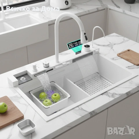 Умна кухненска мивка , снимка 8 - Мивки - 53156626