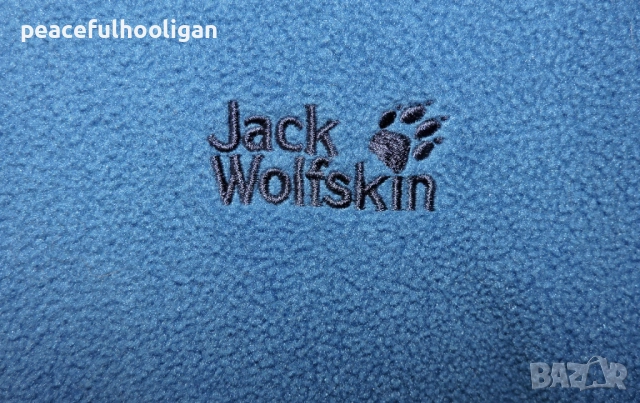 Jack Wolfskin Nanuk Mens Blue Full Zip Outdoor Polar Fleece Jacket Size XL, снимка 18 - Суичъри - 53392774