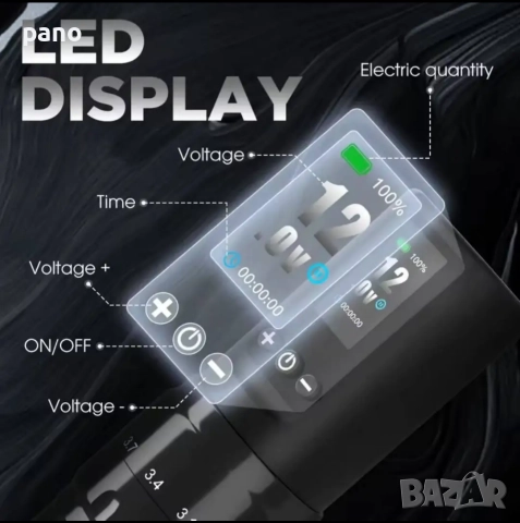 EZ filter X30 tattoo machine машинка за татуиране/татуировки/татуси, снимка 3 - Друго оборудване - 52641470