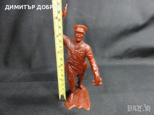 СТАРА РЕТРО СОЦ СССР ПЛАСТМАСОВА ФИГУРКА РУСКИ ВОЙНИК ВСВ, снимка 6 - Колекции - 52712188