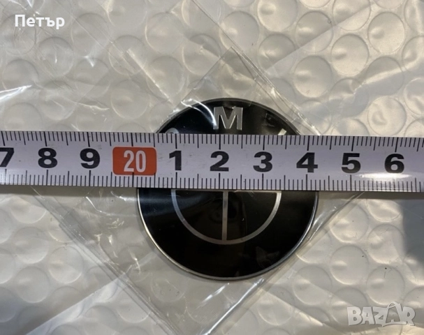 Емблема (ЧЕРНА) за волан BMW тип люспа/леща Цена-10лв, снимка 3 - Аксесоари и консумативи - 52915416