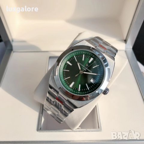 Мъжки часовник Vacheron Constantin Overseas Green Dial с автоматичен механизъм, снимка 5 - Мъжки - 43697307